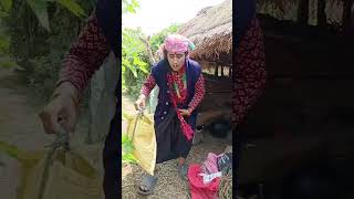 malai na tharkai maile talai pako hum viral hajur ama comedy video by gita bhandari [upl. by Sunda876]