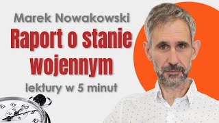 Raport o stanie wojennym  Streszczenie i opracowanie w 5 minut  Marek Nowakowski matura [upl. by Ueik]