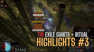 Exile Giants  Ritual strategy Highlights 3 POE 325 [upl. by Appel]