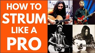 The Top 7 STRUMMING Patterns For ACOUSTIC Guitar MUST Know [upl. by Ahsiakal100]