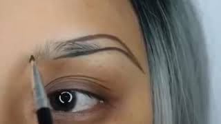 COMMENT TRACER SES SOURCILS😱 avec du gel à sourcils [upl. by Marisa]