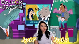 BoJack Horseman REACTION  2x07 amp 2x08 [upl. by Aliakim]