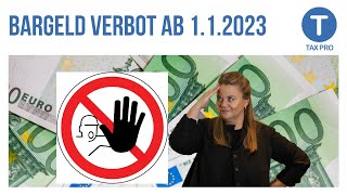 Angriff aufs Bargeld I Neues Gesetz kommt am 1 Januar 2023 [upl. by Oneil]