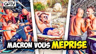 EMMANUEL MACRON PASSE DE TRÈS BONNES VACANCES ET VOUS   GPTV ACTU [upl. by Trev]