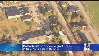 Massachusetts to open migrant shelter in Devens [upl. by Mena249]