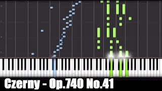 Czerny  Op740 No41 Synthesia [upl. by Nork]