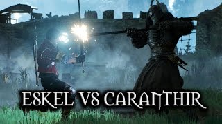 The Witcher 3 Wild Hunt  Eskel vs Caranthir [upl. by Anaynek]