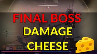 DAMAGE CHEESE FINAL BOSS  VESPERS HOST DUNGEON CORRUPTED PUPPETEER [upl. by Fellows]