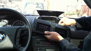 BMW X3 E83 Radio reinstallation [upl. by Elletnuahs643]