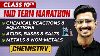 Complete CBSE Chemistry  Class 10th  MID Term in One Shot  Marathon Series 🔥 [upl. by Ruskin538]