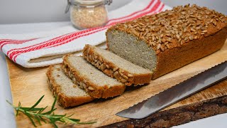 Pan de quinoa casero sin gluten sin huevo y sin levadura 🌱 [upl. by Anerb544]