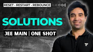 Solutions One Shot  JEE Main 2024  RRR  Mohit Ryan Sir [upl. by Aleakam362]