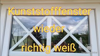 Kunststofffenster reinigen Reiniger [upl. by Rodl]