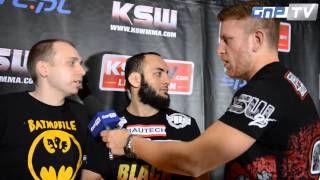 KSW 25 Aslambek Saidov fights fire during interview hints next challengers [upl. by Augustus]