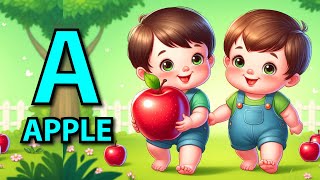 🎶 A for Apple Song  Fun ABC Rhymes for Kids amp Toddlers 🎶A for apple  Learn ABC [upl. by Penny]