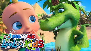 Ah les crocodiles  Chansons Pour Les Petit  Comptines Bébé  LooLoo Kids Français [upl. by Enuj]