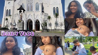 Daily Vlog  Viagem “viqueque” Part 3  Tuir Missa Domingo Pentakoste “ 💒💜 [upl. by Noell88]