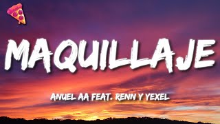 Anuel AA Feat Renn y Yexel  Maquillaje Remix Official IA Letra [upl. by Coltin]