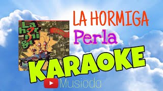 La Hormiga  KARAOKE  Perla [upl. by Ragucci534]