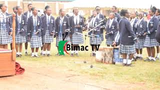 MASHUJAA DAY MURUGURU GIRLS ENTERTAINING GUESTS IN NYERI WITH A SONG MAJUKUMU YETU NI KENJENGA TAIFA [upl. by Hylan716]