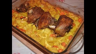 AGNELLO CON PATATE AL FORNO Ricetta Veloce [upl. by Saum229]