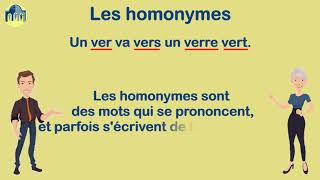 Les homonymes [upl. by Mairam]