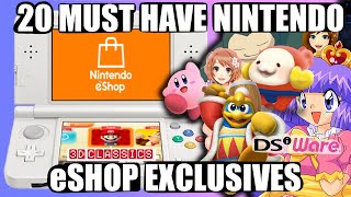 20 Exclusive Nintendo eShop Games You Need to Buy Before the eShop Closes Forever [upl. by Kamaria927]