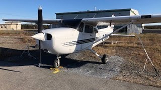 Full Cessna 172 start amp run up [upl. by Notyard]