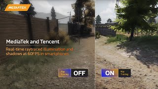 MediaTek and Tencent  Realtime raytraced illumination and shadows at 60FPS in smartphones [upl. by Cirded]