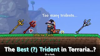 Trident Trident Trident everywhere in Terraria ─ Are they any useful though [upl. by Aivonas]