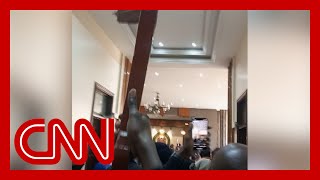 Video shows protesters storm parliament in Kenya [upl. by Ru]