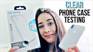 Clear iPhone X Case  Unboxing amp Review • Speck Presidio [upl. by Ellersick]