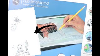 Je Dessine une Future Creation  TEST TABLETTE LED BRIGHTPAD  Tablette Lumineuse ACTION [upl. by Cully989]