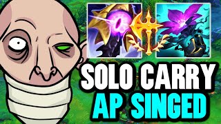 THE 1 BEST SINGED BUILD TO CARRY GAMES YOURSELF AP CONQUEROR SINGED [upl. by Nnair329]