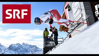 Siegesfahrt von Beat Feuz Lauberhorn 2020 FULL HD  SRF [upl. by Enrahs]