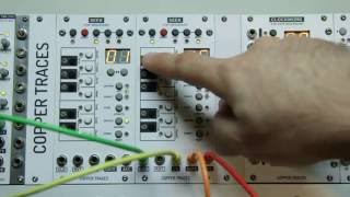 COPPER TRACES Seek Eurorack Sequencer Demo [upl. by Rondi]