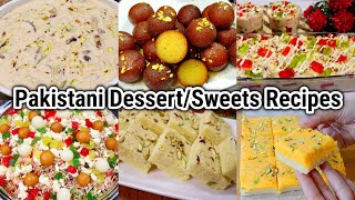 6 Eid Special Pakistani DessertSweets Recipes You Can Make Very Easily By Tasty Food With Maria [upl. by Macrae619]