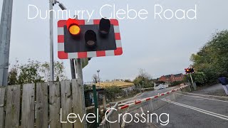 Happy Halloween Dunmurry Glebe Road Level Crossing Belfast Thursday October 31102024 [upl. by Rosmunda]