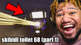 skibidi toilet 68 part 1 REACTION [upl. by Roze]