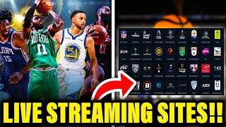 The BEST NBA Streaming Sites to WATCH LIVE BASKETBALL FREE [upl. by Seltzer]