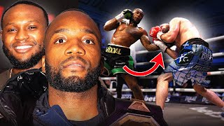 Leon Edwards Reacts to Viddal Rileys KNOCKOUTS [upl. by Aslehc]