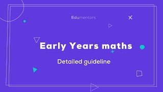 Early Years Maths [upl. by Aimet]