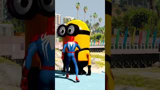 GTA 5 Crazy Water Ragdolls  SpiderMan vs Batman Jumps  Fails shorts Ep 93 [upl. by Robinson]