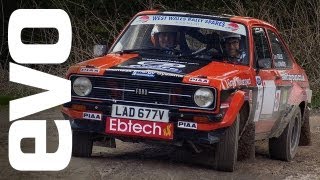 Ford Escort RS1800 rally car at Goodwood  evo DIARIES [upl. by Gamin]