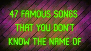 47 Famous Viral songs That Youve Heard But Probably Dont Know The Name Of Part 2 [upl. by Oilicec]