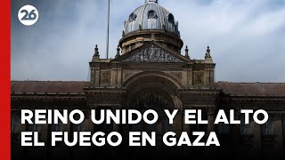 REINO UNIDO utilizará quotTODOS LOS MEDIOS DIPLOMÁTICOSquot para un ALTO EL FUEGO EN GAZA [upl. by Aillicirp477]