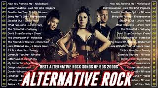 Top 100 Alternative Rock Songs of the 90s  2000s  Linkin ParkColdplay Nirvana Green DayCreed [upl. by Niel]