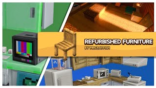 This MOD Got COMPLETELY REVAMPED MrCrayfishs Furniture Mod Refurbished [upl. by Chernow]