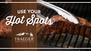 Tips from the Pros How to Use Your Grills Hot Spots to your Advantage  Traeger Grills [upl. by Ycrep645]