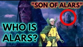 Why Did Red Skull Call Thanos The Son Of Alars  Thanos Father [upl. by Martsen]